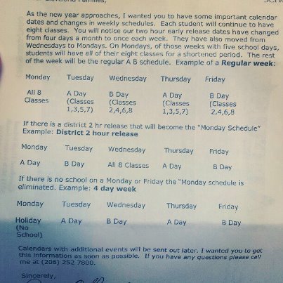 EARLY RELEASE EVERY MONDAY. FUCK YES. I LOVE CLEVELAND.