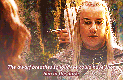“The Dwarf breathes so loud we could have shot him in the dark.”