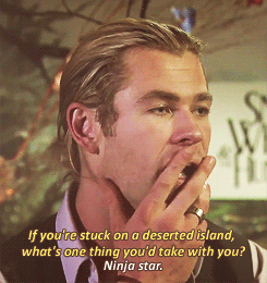 hemsworthchris:  filed under: favorite interview moments 