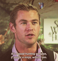 hemsworthchris:  filed under: favorite interview moments 