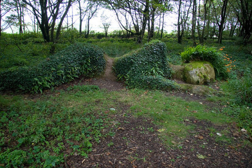 The Mud Maid in The Lost Gardens of Heligan near Mevagissey, Cornwall, England (by namq).