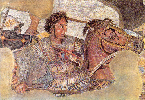 Details of Alexander Mosaic (circa 100 BC)