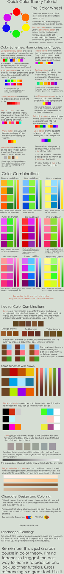 deviantart:
“ Color Theory Crash Course by *pronouncedyou
#DailyDeviation
”