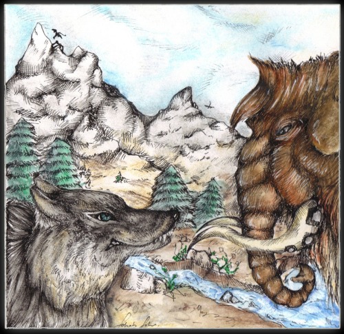 pidzson:  This drawing was done… months ago.And for some reason - far beyond my understanding - I always managed to forget that they exist, and I should scan and post them…There is a line in every drawing that continues in the next. Can you find it?