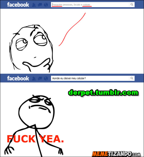 derpet:  vamo ver se o face serve pra alguma coisa kk 