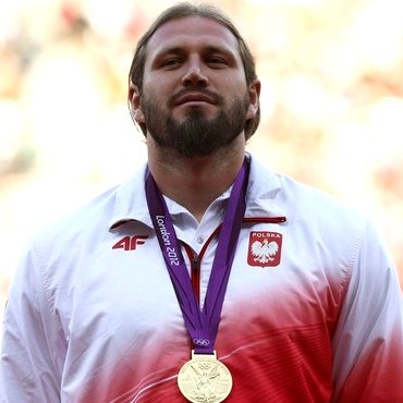 kiimi:Tomasz Majewski during medal ceremony for the Men’s Shot Put