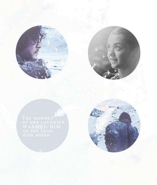 reyynas:“Arya never seemed to fit, no more than he had… yet she could always make Jon smile. He woul