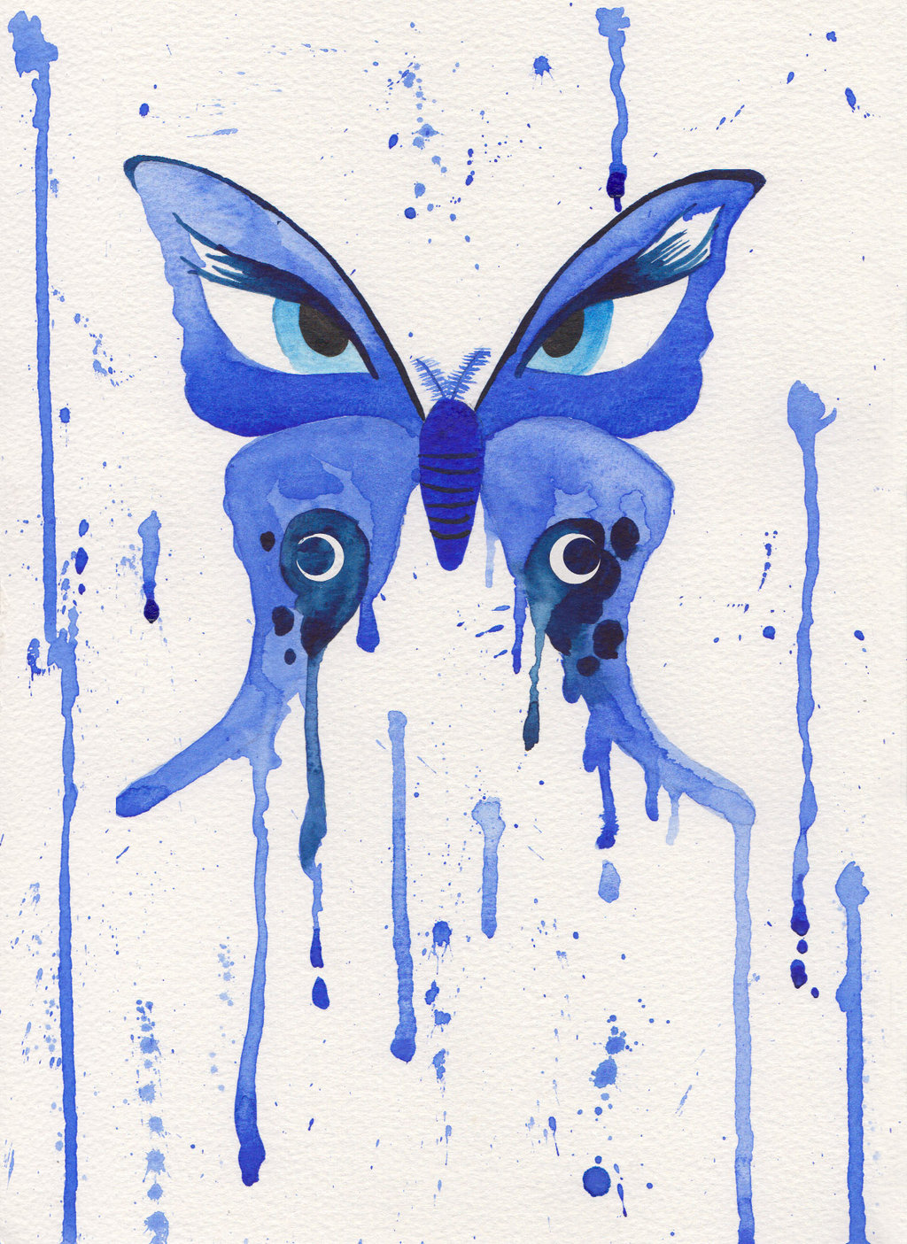 yggsassil:  Luna Moth by ~artist-apprentice587 he painted this when he was drunk