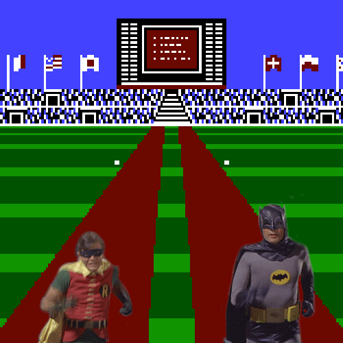Batman Running Away From Shit