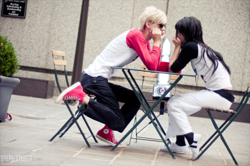 vintage-aerith: skwinkography: Dave &amp; Jade (Homestuck)  Otakon 2012 - Friday Dave Strid