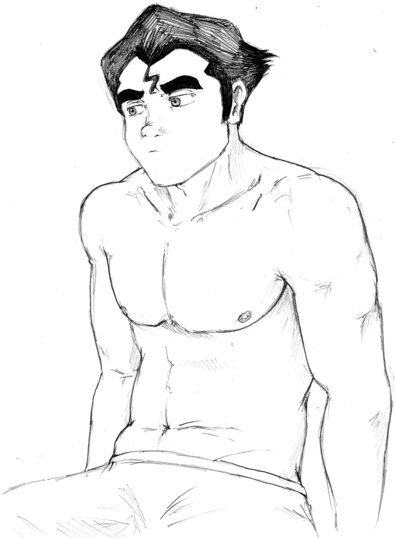 pochamarama:  These are becoming more of studies in male anatomy rather than Legend