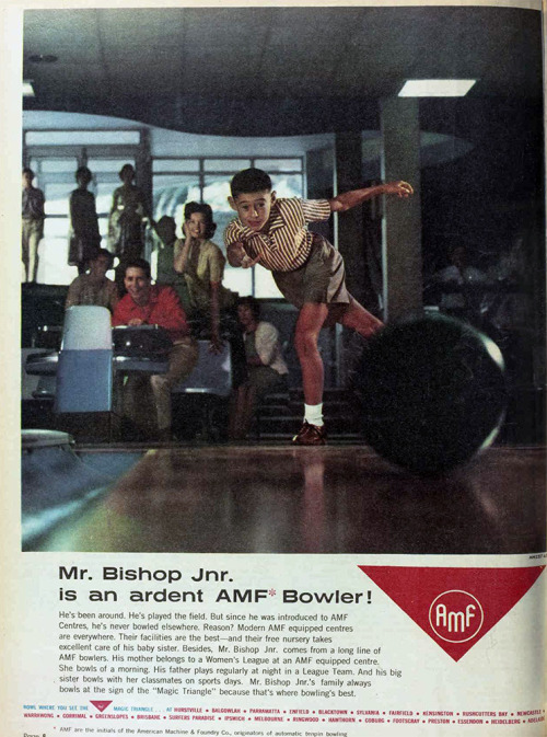 vivatvintage:Bowling at AMF 1962