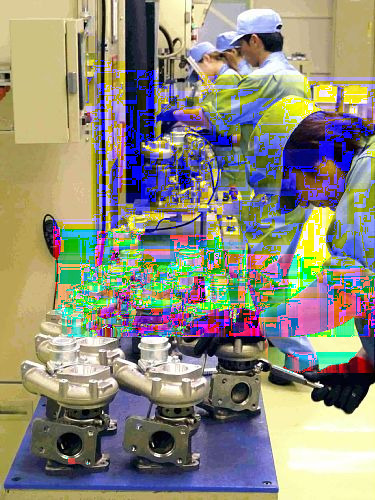 glitchnews:  日本勢は世界でターボの大増産に動く（相模原市の三菱重工相模原製作所で）