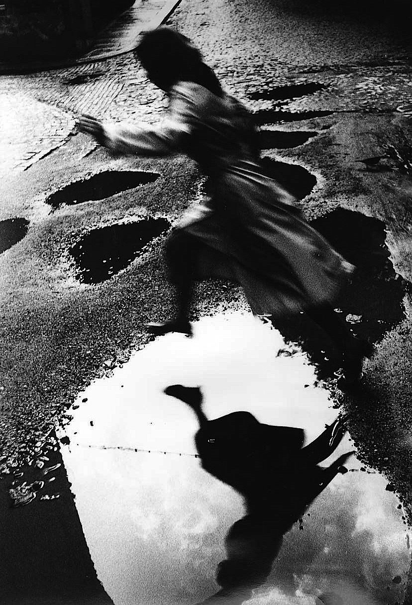 Lothar Reichel. Jumping the puddle, circa 1970