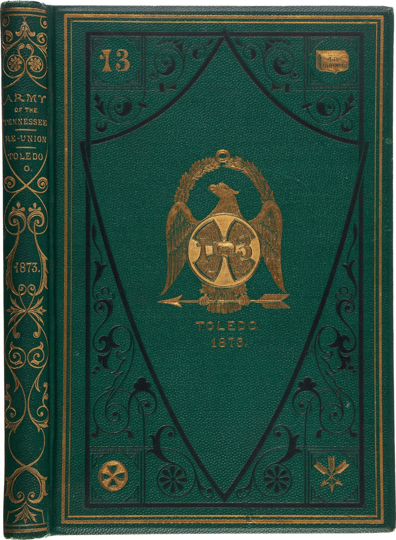 heckyesamericana:
“ William Tecumseh Sherman. “Report of the Proceedings of the Society of the Army of the Tennessee, at the Seventh Annual Meeting, Held at Toledo, Ohio, October 17 and 18, 1873”. Cincinnati: Robert Clarke & Co., 1874.
”