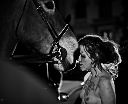 nakedgirlswithhorses:  from Occupy DC - this adult photos