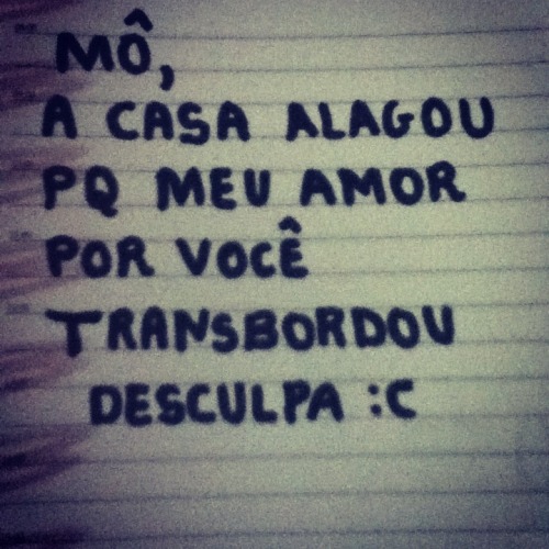 Você me fez sonhar demais..
