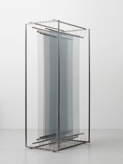 lafilleblanc:  Tove Storch Untitled, 2012  silk, stainless steel and wire (via)