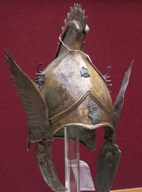 Winged greek Phrygian helm, from 400 bc.