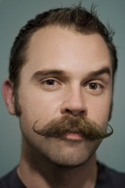 shrugging:  moustache! 