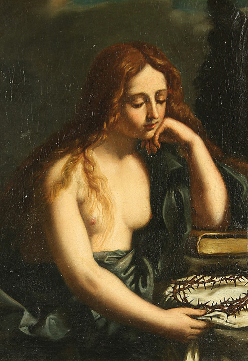 saturnsdaughter:Il Guercino, Penitent Magdalene, 1591-1666