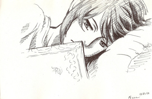 keptliving:  Nezumi reading… 