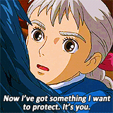 studioghibligifs:9 Ghilbi Quotes - Howl’s Moving Castle