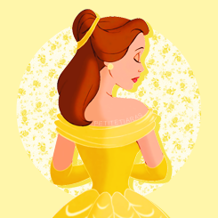 XXX petitetiaras:   princess rainbow: belle + yellow photo