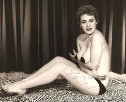   Linda Dawn Vintage 50’S-Era Promo Photo Personalized: “To Hirsh — All My