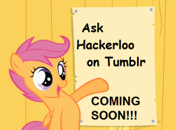 COMING SOON! http://askhackerloo.tumblr.com/ OMFG! WILL YOU BE THERE?! O.O