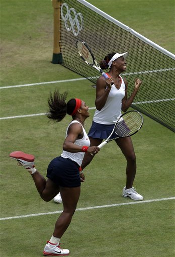 Serena &amp; Venus — 2012 Olympic Women’s Doubles Tennis champions Associated