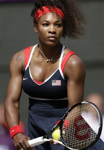 Serena Williams — 2012 Olympic Women’s Singles Tennis champion Associated Press