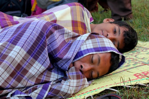 On day two of my school’s scouting trip, students woke at dawn and gathered in their class for