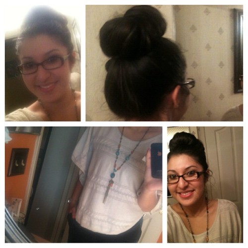 #ootd #sockbun finally tried it (Taken with Instagram)