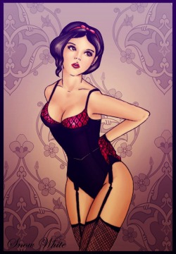 artforadults:  Lingerie disney princesses by etipuj