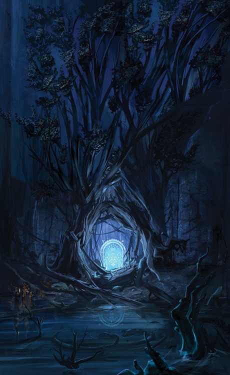 lohrien: Stand Off Lothlorien Moria Gate Illustrations by Tara Rueping 