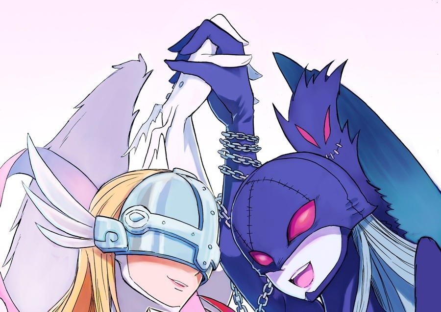 thefingerfuckingfemalefury:  enjoythelittledetours:Angewomon&amp;Ladydevimon