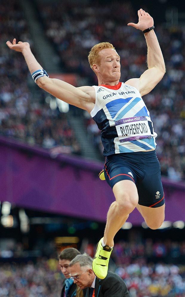 Long jump Gold medalist Greg Rutherford