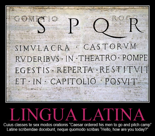 LINGUA LATINACuius classes te sex modos orationis &ldquo;Caesar ordered his men to go and pitch camp