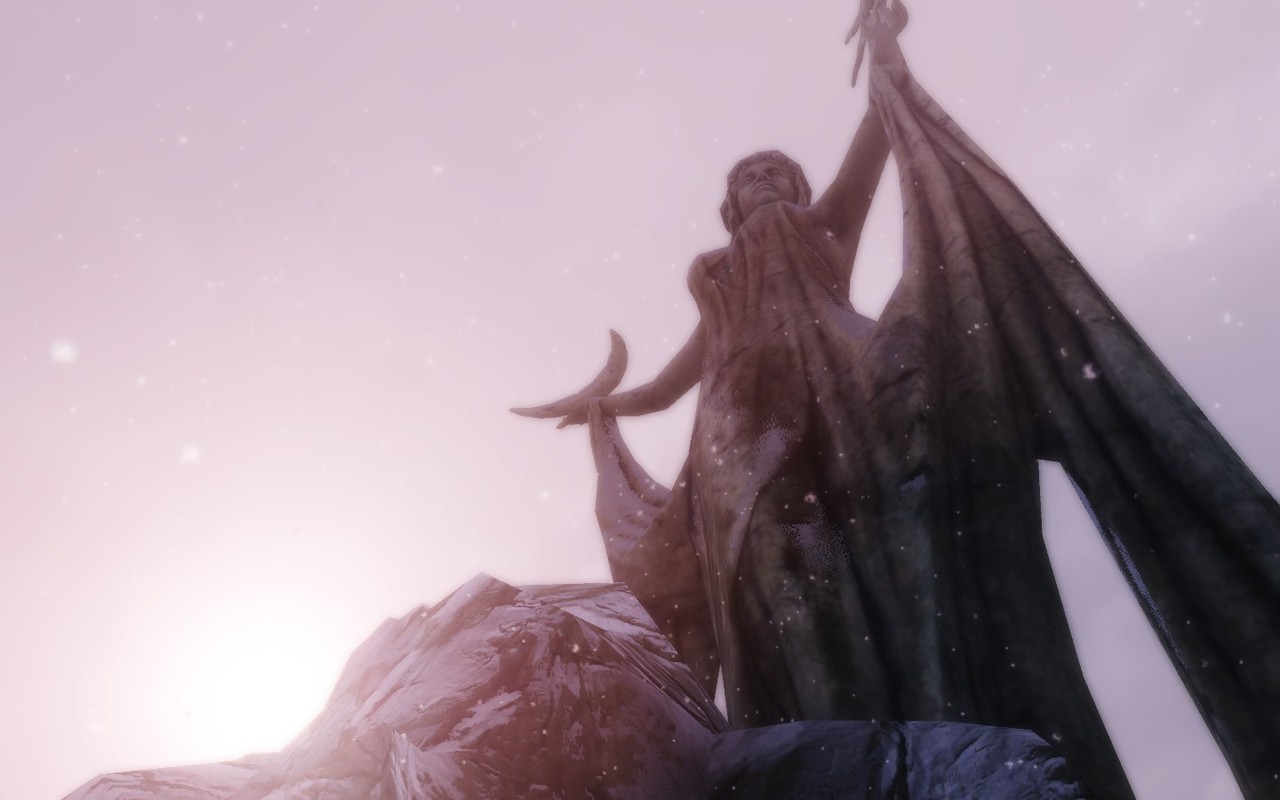 ebbyashia:  Winterhold, Azura’s star and Shrine of Azura.