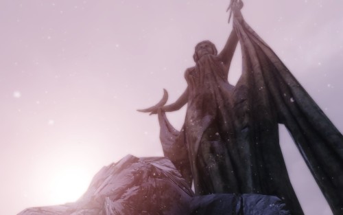 ebbyashia:  Winterhold, Azura’s star and Shrine of Azura.
