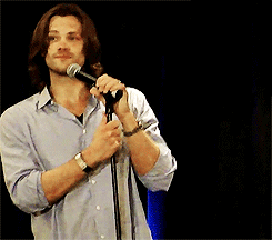 castiel-will-be-my-constant:   HAHAHA look at that little sly smile before he says