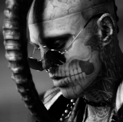 nothingpersonaluk:  Production, Camera and Editing Jens Schwengel / Photography Nadine Elfenbein / Rico Zombie Boy A.K.A. Rick Genest @ IZAIO models / Styling Linda Ehrl  → HOMME+  →→ RICK GENEST 