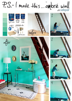  To create:  Chose three paint colors in