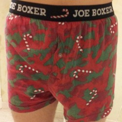 Christmas boxers in August.. Sure why not  (Taken with Instagram)