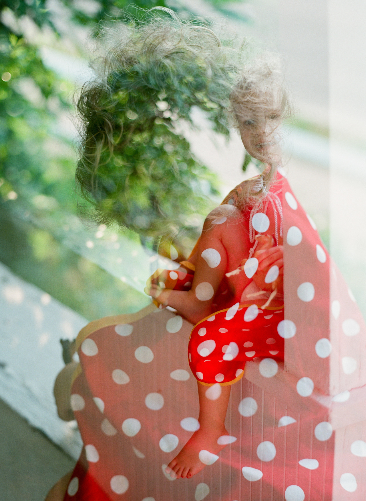 4 glorious hours of daycare today means I can be inefficient with my time and go through non-wedding film scans, like this totally unintentional double exposure that I kind of love.