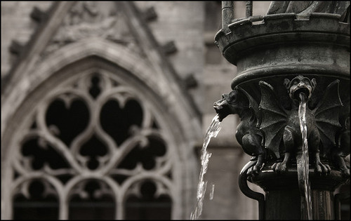 mortisia:  Gothic Gargoyles | Flickr - Photo Sharing! on We Heart It. http://weheartit.com/entry/12991341 