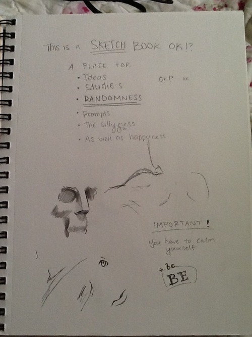 The Most Important Page On My Sketchbook