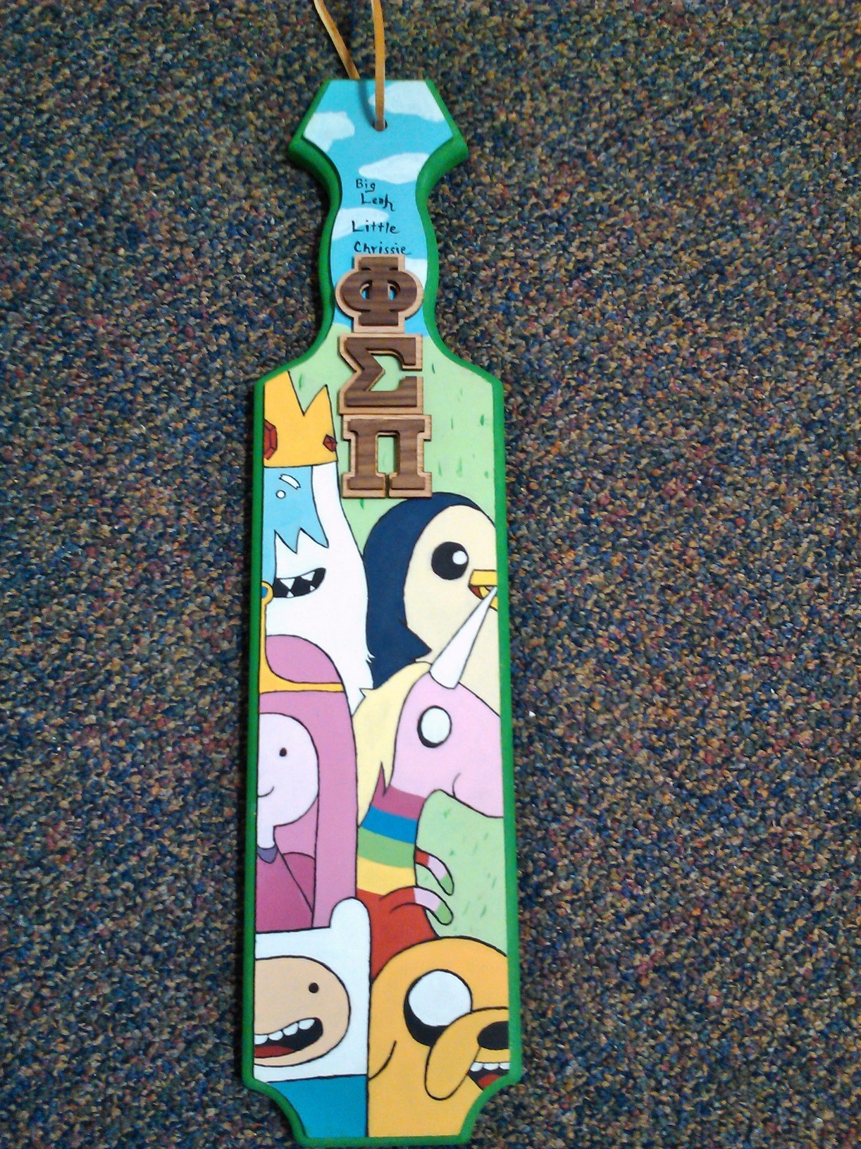 adventuretime:
“Thank you, sir, may we have another…
… smack in the buns with this sweet, sweet, Adventure Time paddle (though if you drilled some holes in it, you’d cut down wind resistance, just a suggestion).
adventuretimefan:
“ ‘Adventure Time...