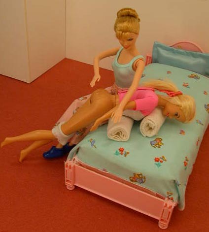 slaveellie:  I used to do this with my Barbies all the time as a kid. I’m probably the only on